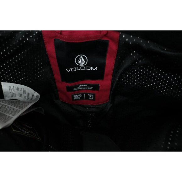 New Volcom Snowboarding Womens XS Spell Out Waterproof Goretex Snow Pants Purple - Picture 11 of 16